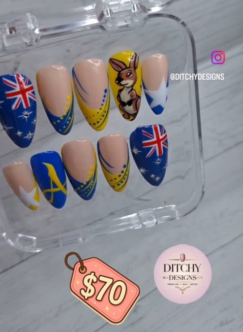 glam nails